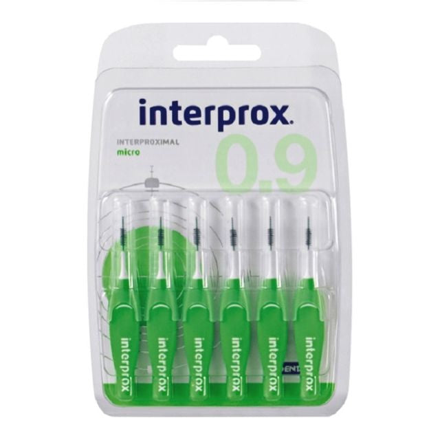 Interprox premium ragers micro groen 2,4 mm - 6st