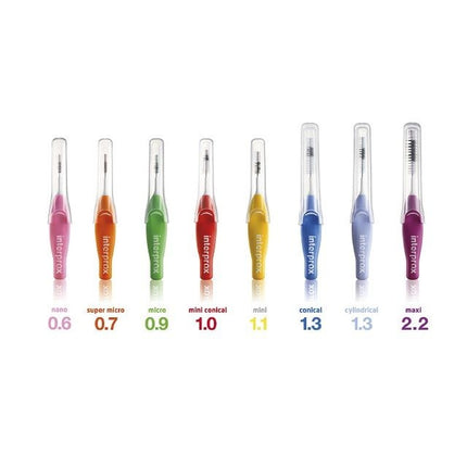 Interprox premium ragers mini conical rood 2-4 mm - Voordeel 3 x 6st