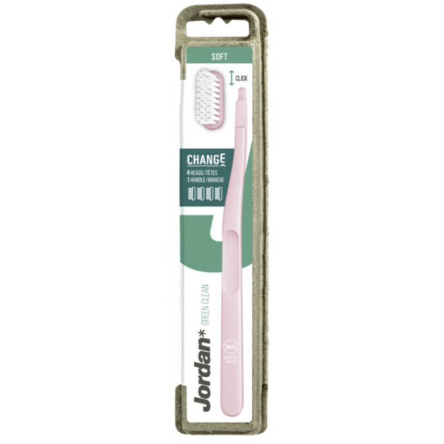 Jordan Green clean Change Tandenborstel soft - 4st