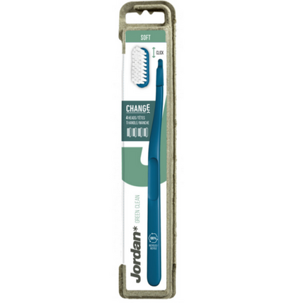 Jordan Green clean Change Tandenborstel soft - 4st