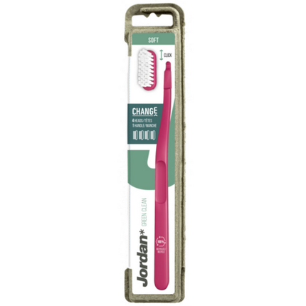 Jordan Green clean Change Tandenborstel soft - 4st
