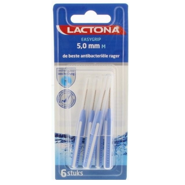 Lactona Easygrip M 5mm blauw - 6st
