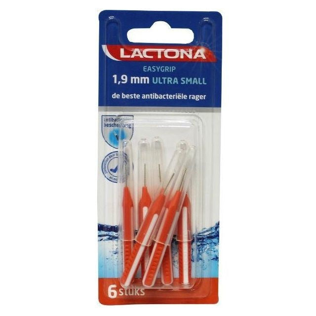 Lactona Easygrip ultra small 1,9mm oranje - 6st