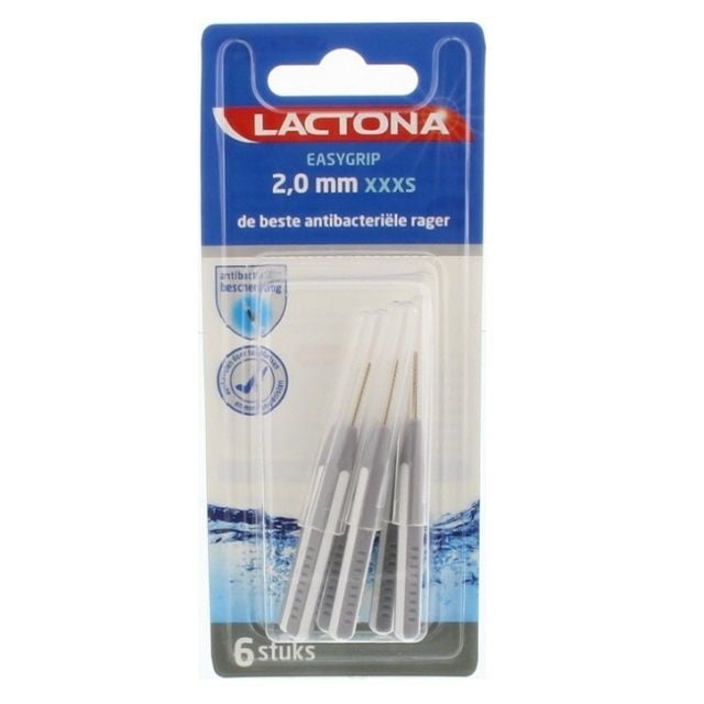 Lactona Easygrip XXXS 2mm grijs - 6st