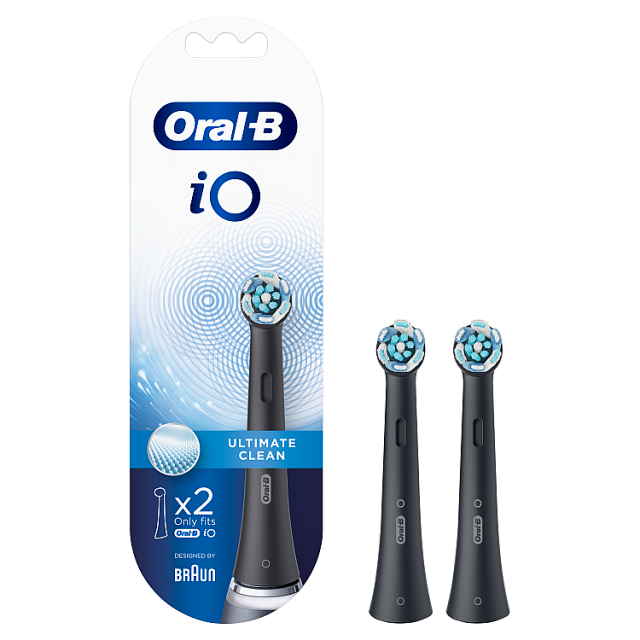 Oral B Oral-B iO Ultimate Clean Opzetborstels zwart – 2st