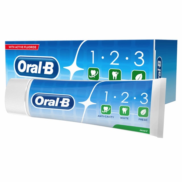 Oral B Tandpasta 1-2-3 Mint - 75 ml