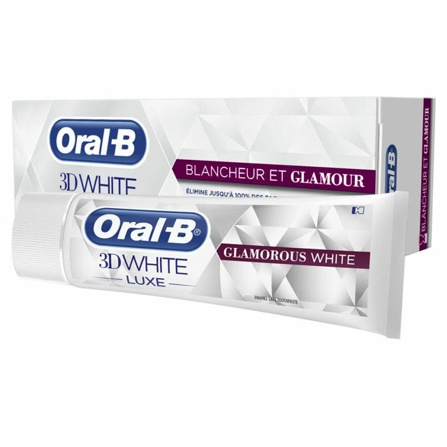 Oral B Tandpasta 3D white luxe glamoureus wit - 75ml