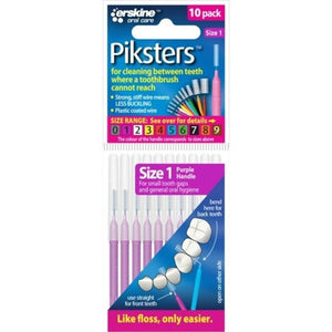 Piksters Ragers Maat 1 Paars 1,9 mm - 10st