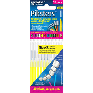 Piksters Ragers Maat 3 Geel 2-2,5 mm - 10st