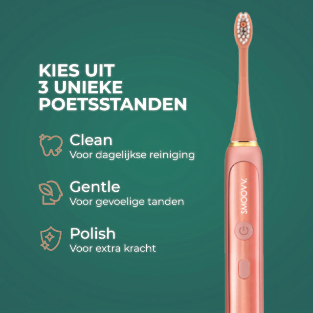 SMOOVV Sense elektrische tandenborstel classy pink - 1st