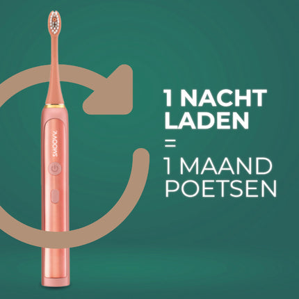 SMOOVV Sense elektrische tandenborstel classy pink - 1st