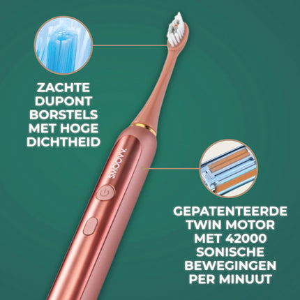 SMOOVV Sense elektrische tandenborstel classy pink - 1st