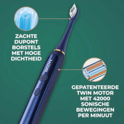 SMOOVV Sense elektrische tandenborstel midnight blue - 1st