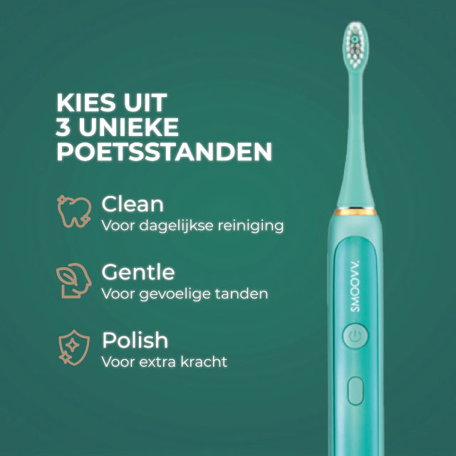 SMOOVV Sense elektrische tandenborstel ocean green - 1st
