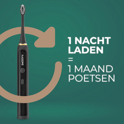SMOOVV Sense elektrische tandenborstel satin black - 1st