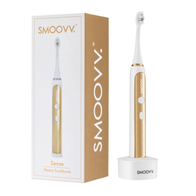 SMOOVV Sense elektrische tandenborstel white and gold - 1st