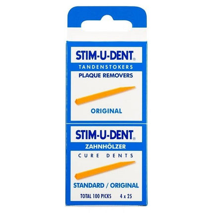 Stimudent Tandenstokers regular - 4 x 25st
