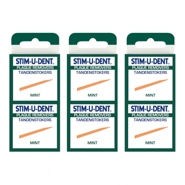 Stimudent Tandenstokers regular mint - Voordeel 3 x 100st