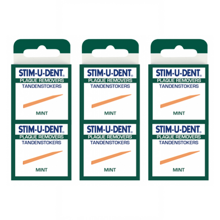 Stimudent Tandenstokers regular mint - Voordeel 3 x 100st