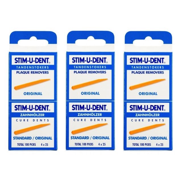 Stimudent Tandenstokers regular - Voordeel 3 x 100st