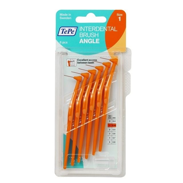 TePe Angle oranje 0,45 mm rager - 6st