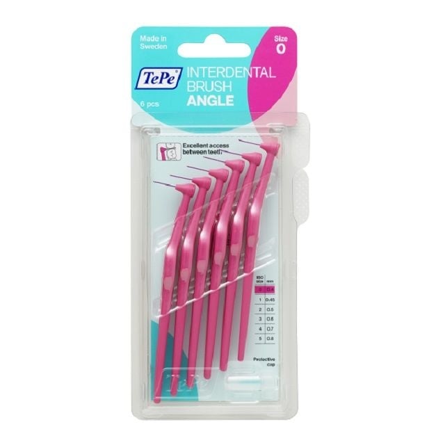 TePe Angle roze 0,4 mm rager - 6st