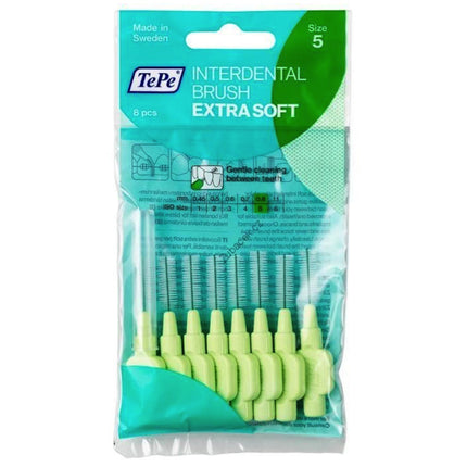 TePe Interdentale ragers extra soft lichtgroen 0,8mm - 8st