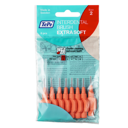 TePe Interdentale ragers extra soft lichtrood 0,5mm - 8st