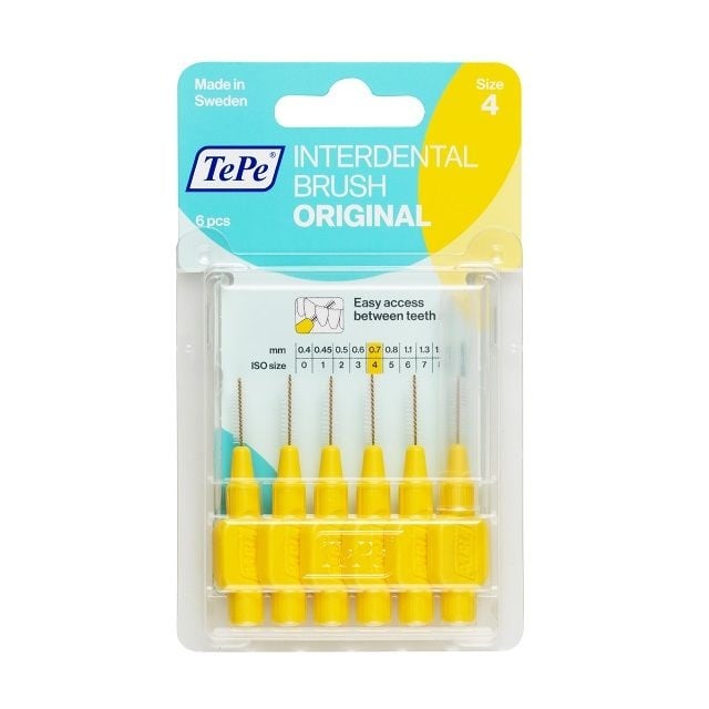 TePe Interdentale ragers origineel geel 0,7mm - 6st