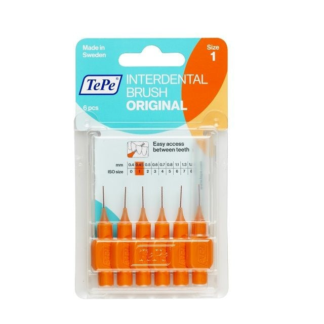 TePe Interdentale ragers origineel oranje 0,45mm - 6st