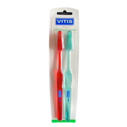 Vitis Tandenborstel Soft Duo - 2st
