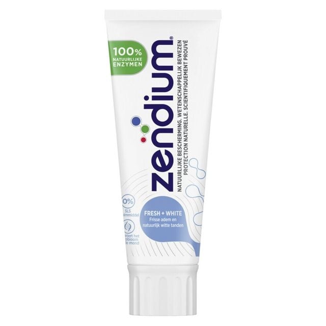 Zendium Tandpasta fresh whitener - 75ml